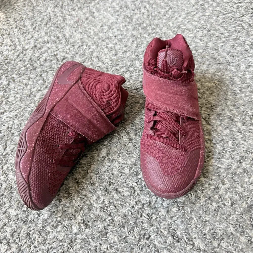 Nike Kyrie 2 Red Velvet Sneakers Shoe Children's Youth Size 6 Y